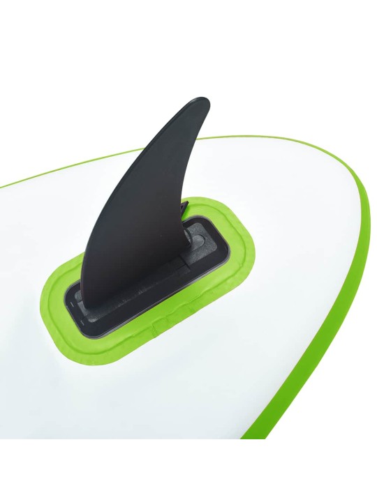 Nafukovací stand up paddleboard s plachtou zeleno-bílý