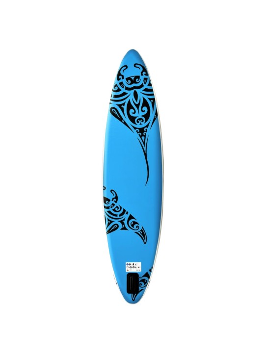 Nafukovací SUP paddleboard s příslušenstvím 366x76x15 cm modrý