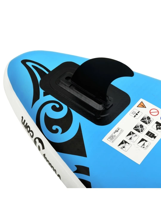 Nafukovací SUP paddleboard s příslušenstvím 366x76x15 cm modrý