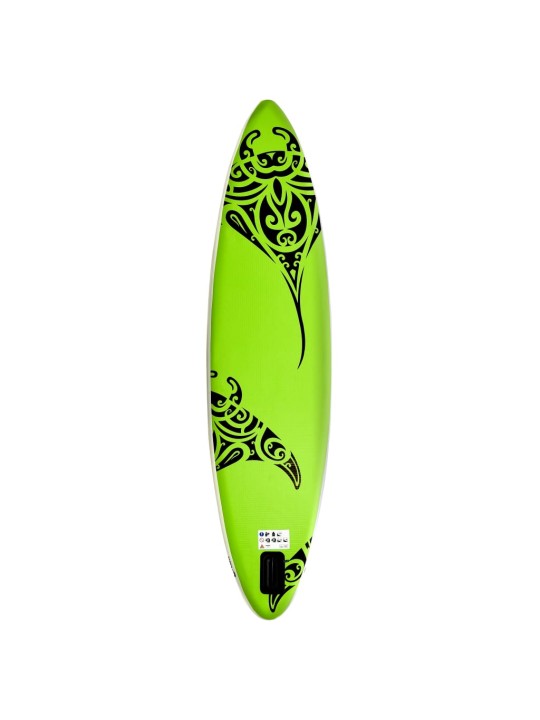 Nafukovací SUP paddleboard s příslušenstvím 366x76x15 cm zelený