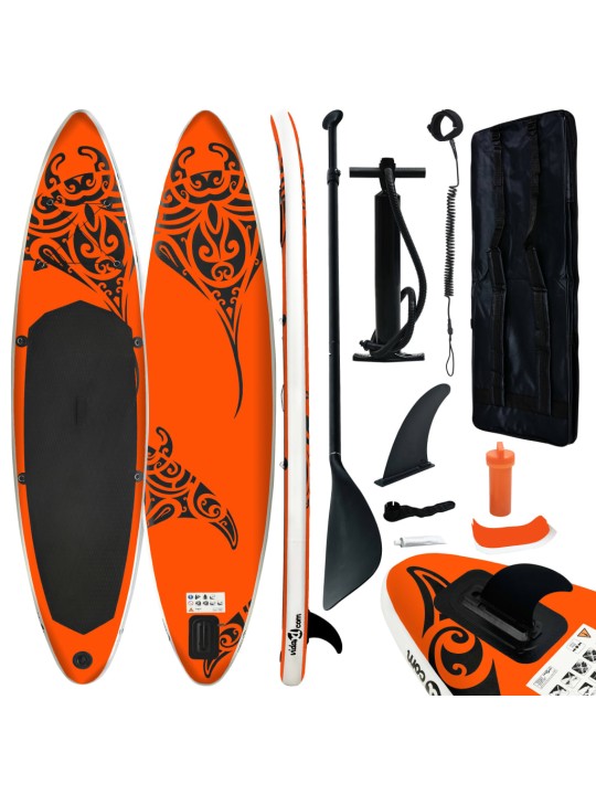 Nafukovací SUP paddleboard a příslušenství 305x76x15cm oranžový