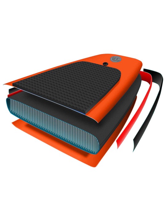 Nafukovací SUP paddleboard a příslušenství 305x76x15cm oranžový