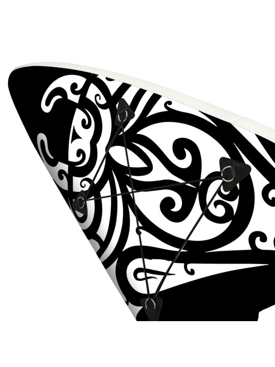 Nafukovací SUP paddleboard s příslušenstvím 305x76x15 cm černý