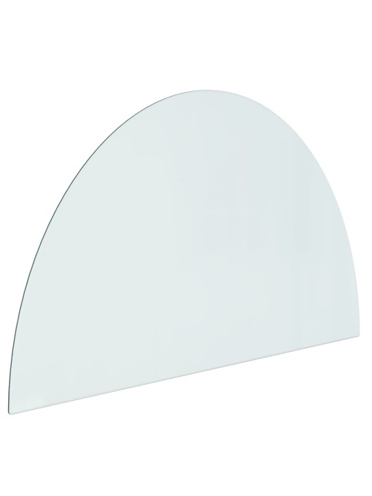 Skleněná deska pod kamna půlkruhová 1 000 x 600 mm