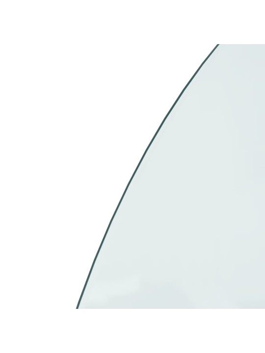 Skleněná deska pod kamna půlkruhová 1 000 x 600 mm