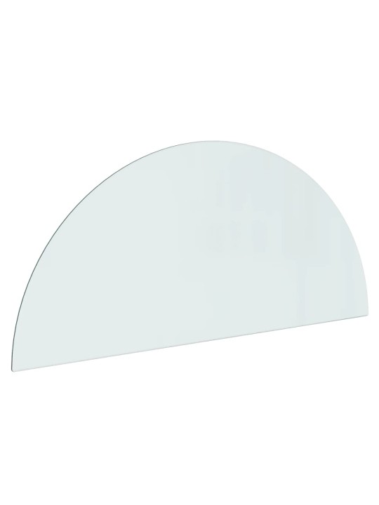Skleněná deska pod kamna půlkruhová 1 200 x 500 mm