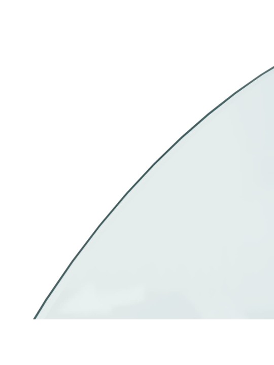 Skleněná deska pod kamna půlkruhová 1 200 x 500 mm