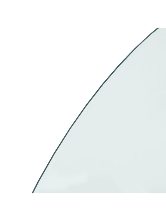 Skleněná deska pod kamna půlkruhová 1 200 x 600 mm