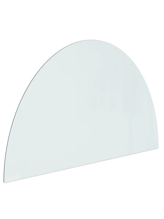 Skleněná deska pod kamna půlkruhová 1 000 x 600 mm