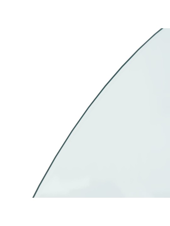Skleněná deska pod kamna půlkruhová 1 200 x 600 mm