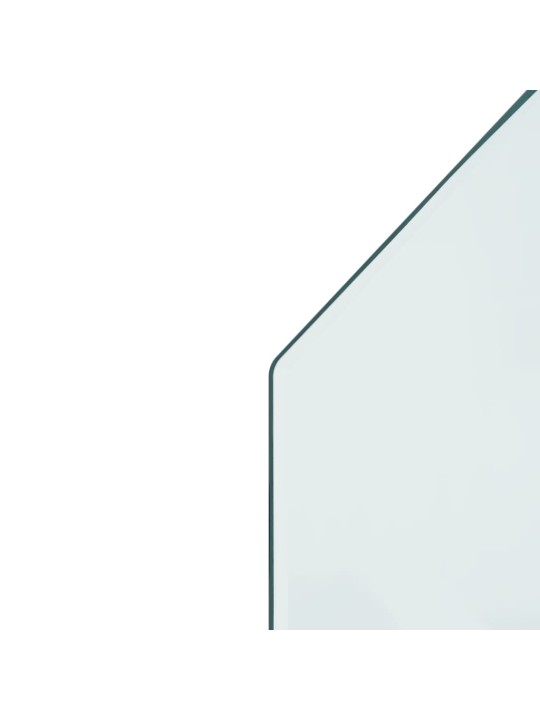 Skleněná deska pod kamna šestiúhelníková 100 x 50 cm