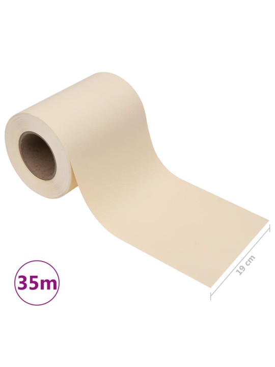 Zahradní stínící plotová fólie PVC 35 x 0,19 krémová