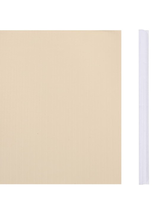 Zahradní stínící plotová fólie PVC 70 x 0,19 krémová