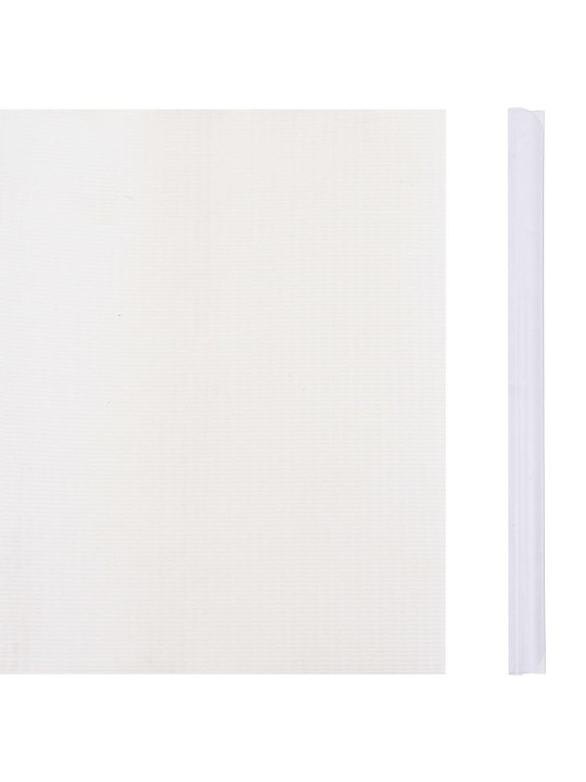 Zahradní stínící plotová fólie PVC 70 x 0,19 bílá