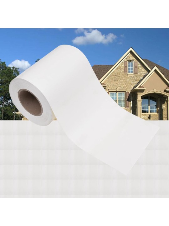 Stínící plotové fólie 4 ks PVC 35 x 0,19 m bílé