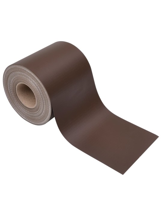 Zahradní stínící plotová fólie pvc 35 x 0,19 hnědá
