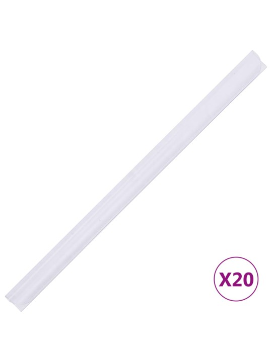 Zahradní stínící plotová fólie pvc 35 x 0,19 hnědá