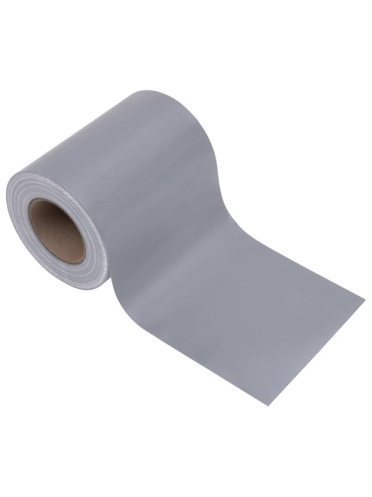 Stínící plotová fólie 4 ks PVC 35 x 0,19 m matná světle šedá