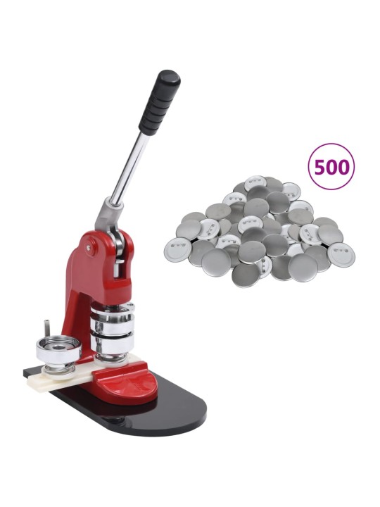 Stroj na výrobu placek 500 ks butonů se špendlíkem 58 mm