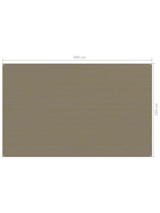Koberec do stanu 250 x 400 cm taupe