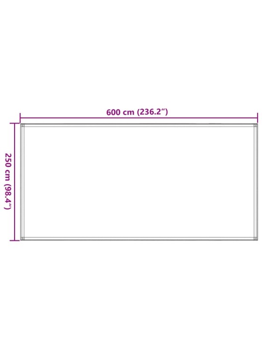 Koberec do stanu 250 x 600 cm taupe