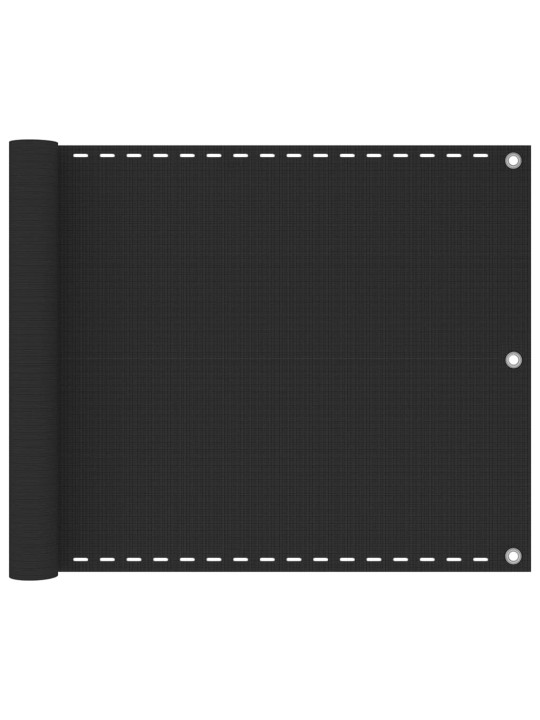 Balkónová zástěna HDPE 75 x 500 cm antracitová