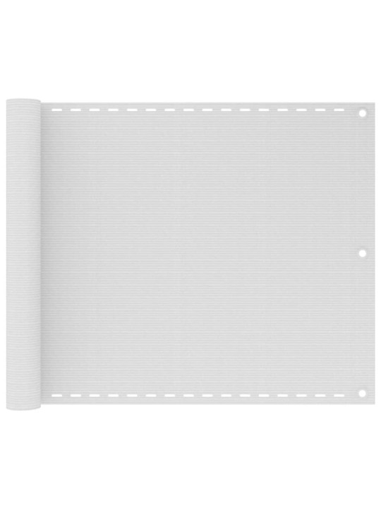 Balkonová zástěna bílá 75 x 300 cm HDPE