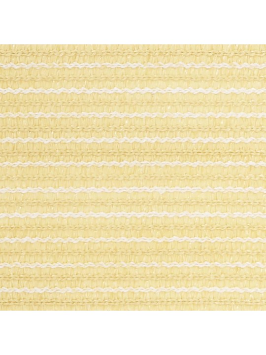 Balkonová zástěna béžová 90 x 500 cm HDPE