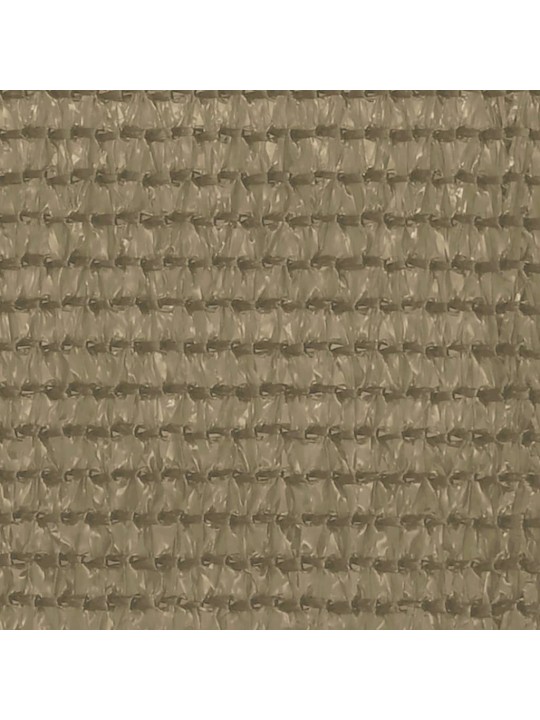 Balkonová zástěna taupe 120 x 500 cm HDPE