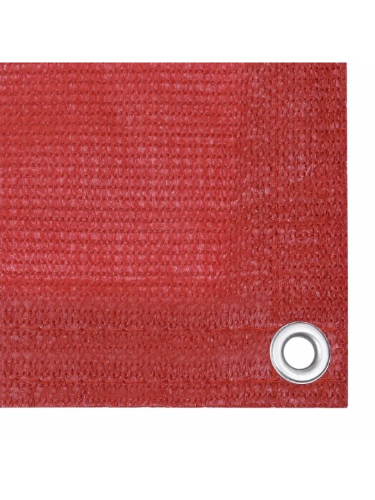 Balkónová zástěna červená 75 x 300 cm HDPE