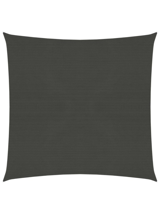Plachta proti slunci 160 g/m² antracitová 2,5 x 2,5 m HDPE