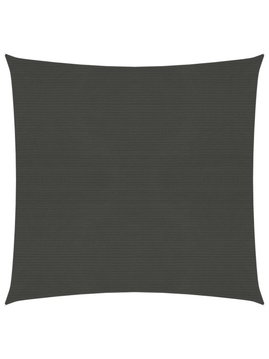 Plachta proti slunci 160 g/m² antracitová 3 x 3 m HDPE