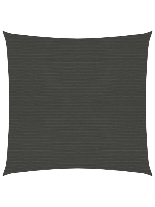 Plachta proti slunci 160 g/m² antracitová 4 x 4 m HDPE