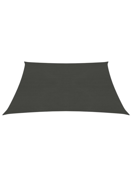Plachta proti slunci 160 g/m² antracitová 4 x 4 m HDPE