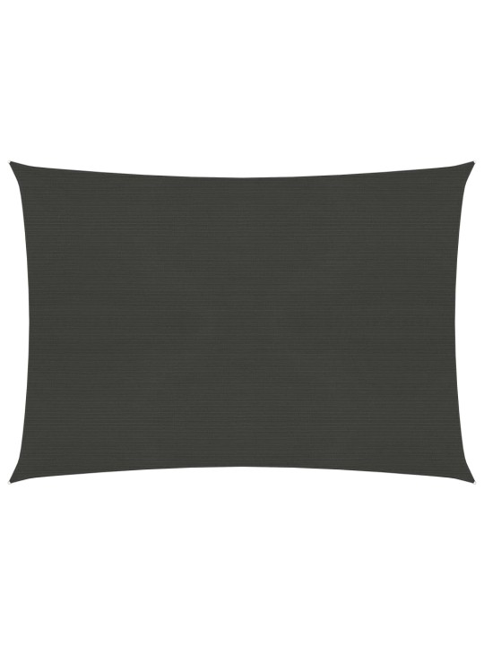 Plachta proti slunci 160 g/m² antracitová 2,5 x 3 m HDPE