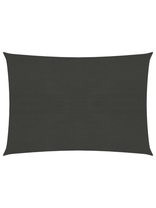 Plachta proti slunci 160 g/m² antracitová 2,5 x 3,5 m HDPE