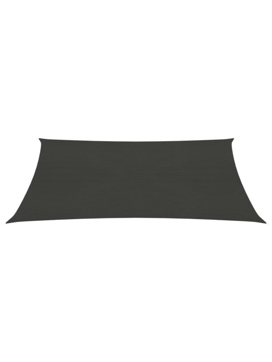 Plachta proti slunci 160 g/m² antracitová 2,5 x 3,5 m HDPE