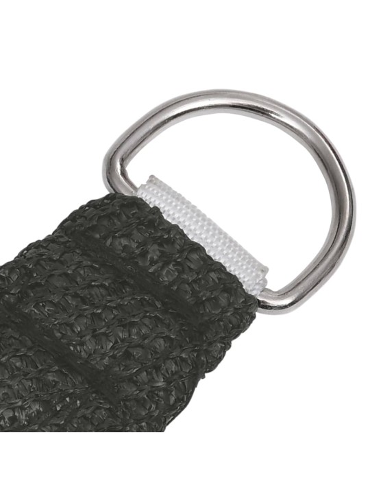 Plachta proti slunci 160 g/m² antracitová 2,5 x 3,5 m HDPE