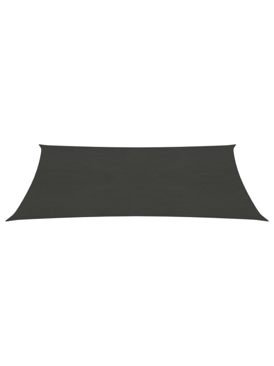Plachta proti slunci 160 g/m² antracitová 2,5 x 4 m HDPE