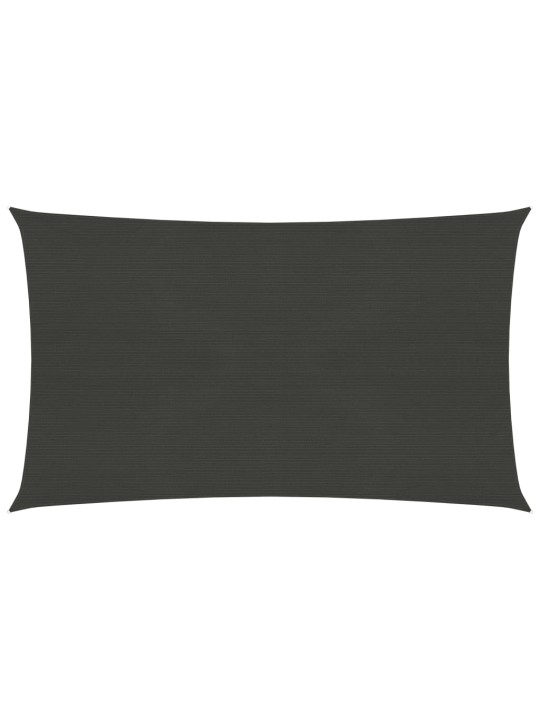 Plachta proti slunci 160 g/m² antracitová 3 x 5 m HDPE