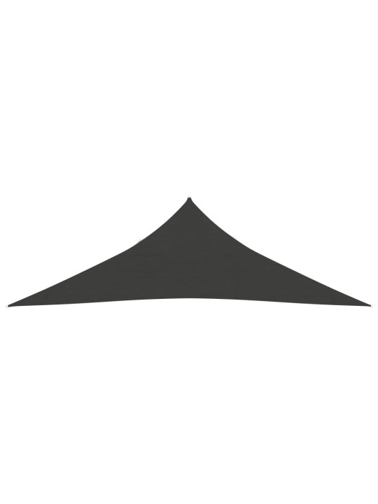 Plachta proti slunci 160 g/m² antracitová 2,5x2,5x3,5 m HDPE