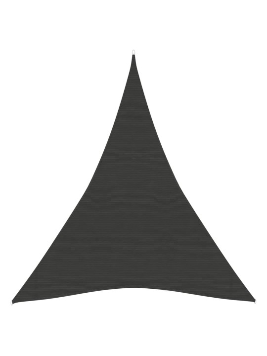 Stínící plachta 160 g/m² antracitová 4 x 5 x 5 m HDPE