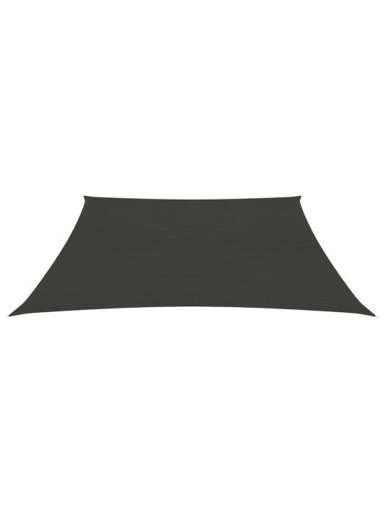 Plachta proti slunci 160 g/m² antracitová 3/4 x 2 m HDPE