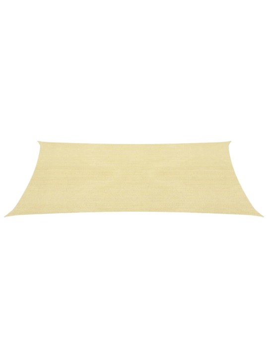 Stínící plachta 160 g/m² béžová 2 x 3,5 m HDPE