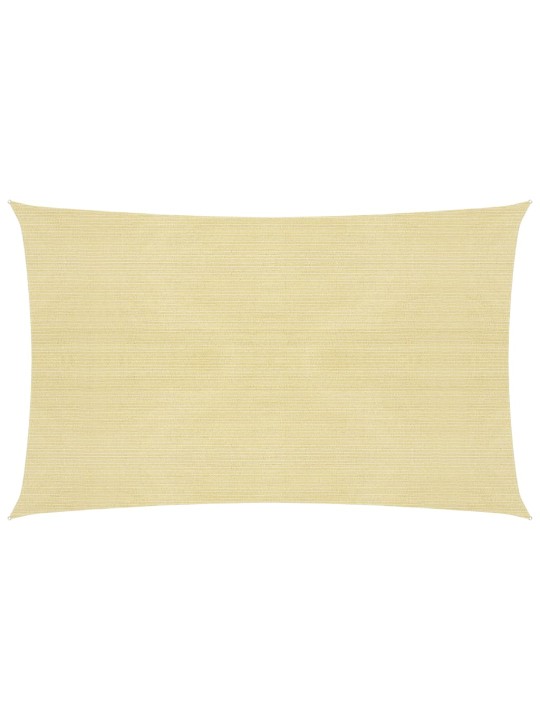 Plachta proti slunci 160 g/m² béžová 2 x 4,5 m HDPE