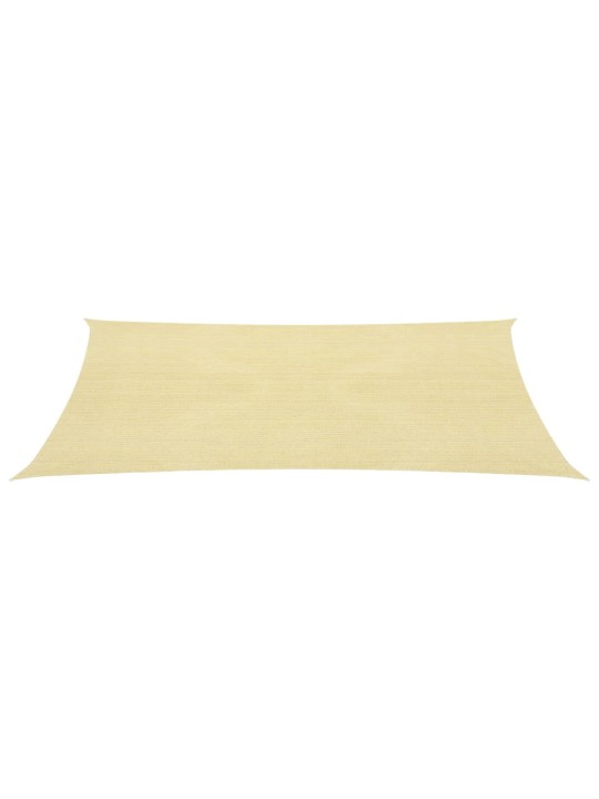 Plachta proti slunci 160 g/m² béžová 2 x 5 m HDPE