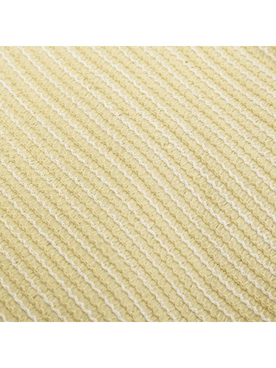 Plachta proti slunci 160 g/m² béžová 2,5 x 3 m HDPE