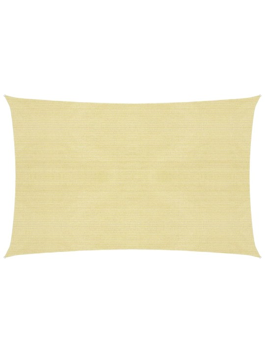 Stínicí plachta 160 g/m² béžová 2,5 x 4 m HDPE