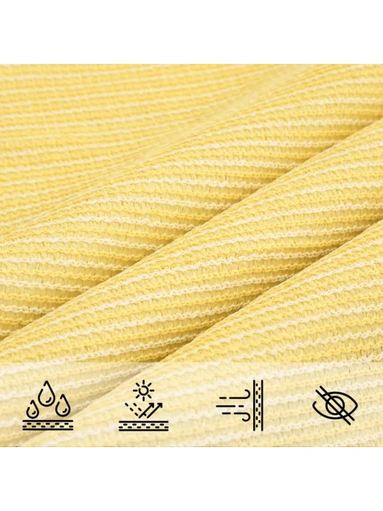 Stínicí plachta 160 g/m² béžová 2,5 x 4,5 m HDPE