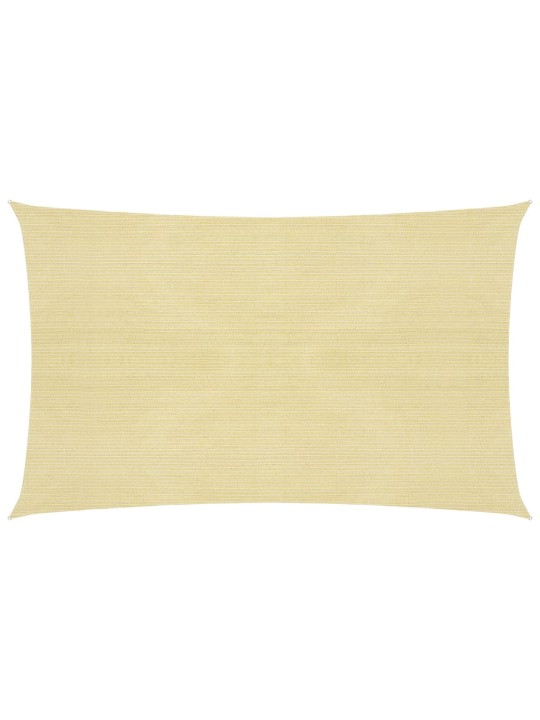 Stínicí plachta 160 g/m² béžová 2,5 x 5 m HDPE
